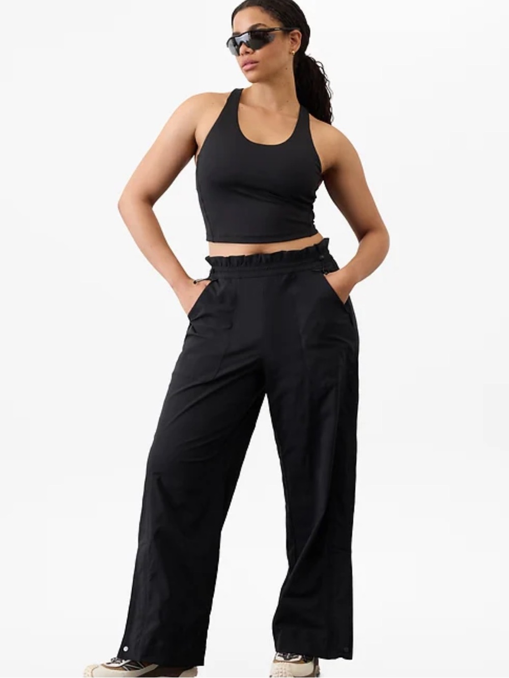 Athleta Trekkie High Rise Parachute Pant Size 12 - Picture 15 of 16